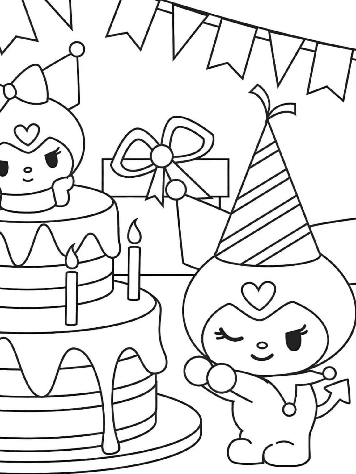 Get Creative 30+ Kuromi Coloring Pages 🎨💀 - Coloringpagesforkids.net