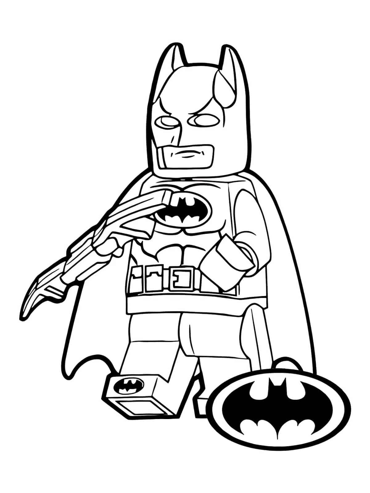 Lego Batman Coloring Pages