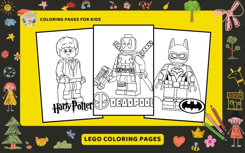 Lego Coloring Pages Featured Image