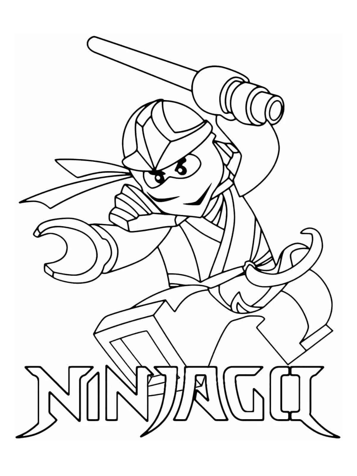 Lego Ninjago Free Coloring Pages