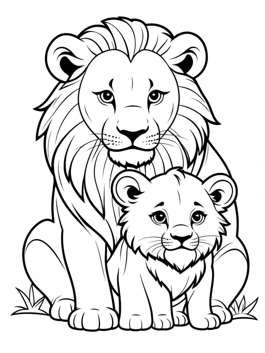 Lion Coloring Pages