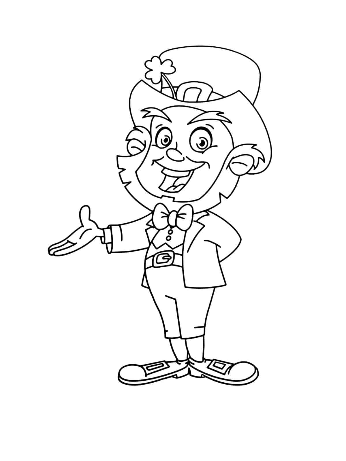 Lucky St Patricks Day Coloring Pages