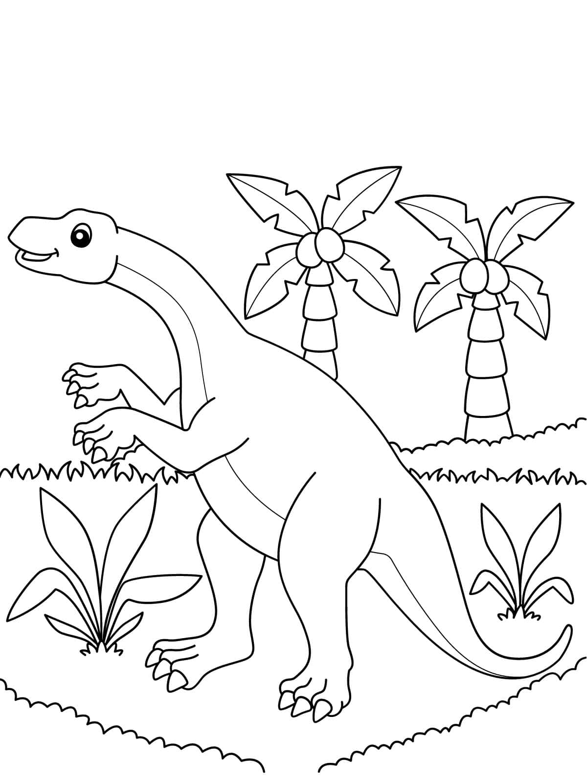 Lufengosaurus Dinosaur Coloring Sheets For Kids