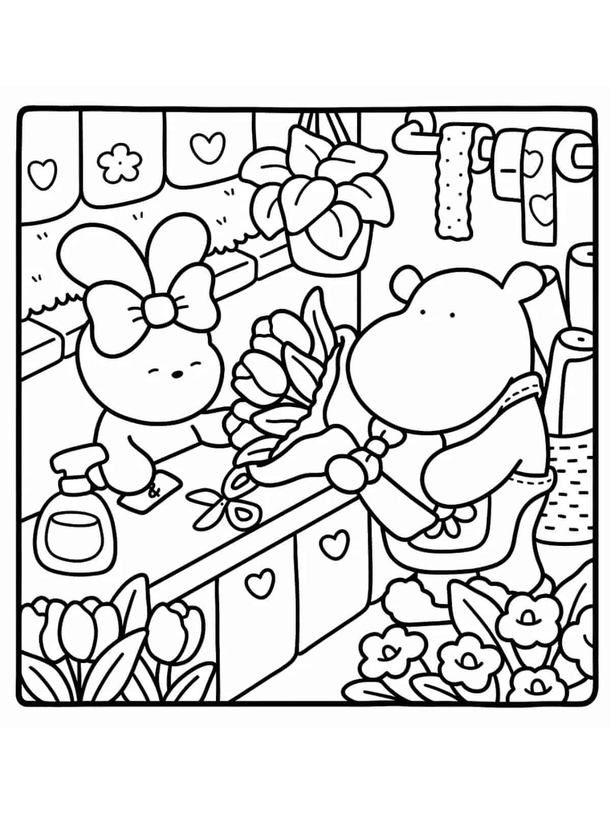 Magical Forest Coloring Pages By Coco Wyo