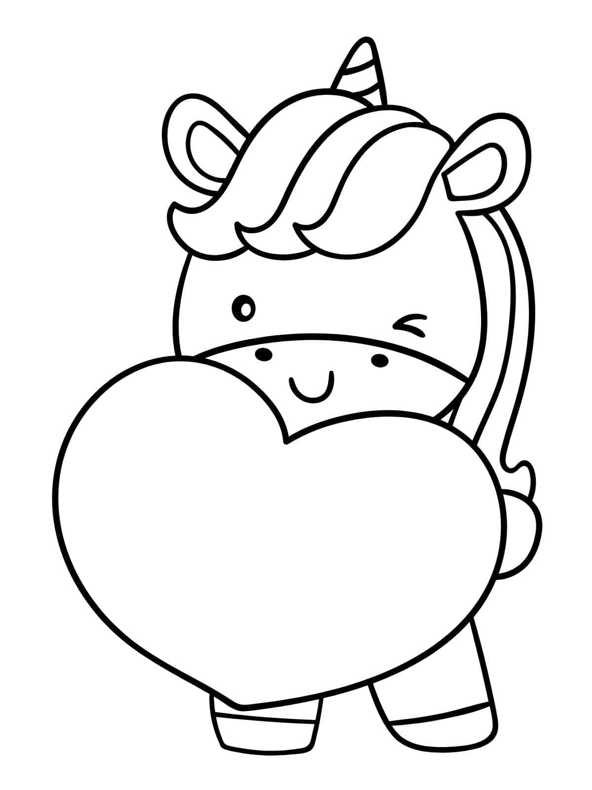 Magical Unicorn Coloring Pages