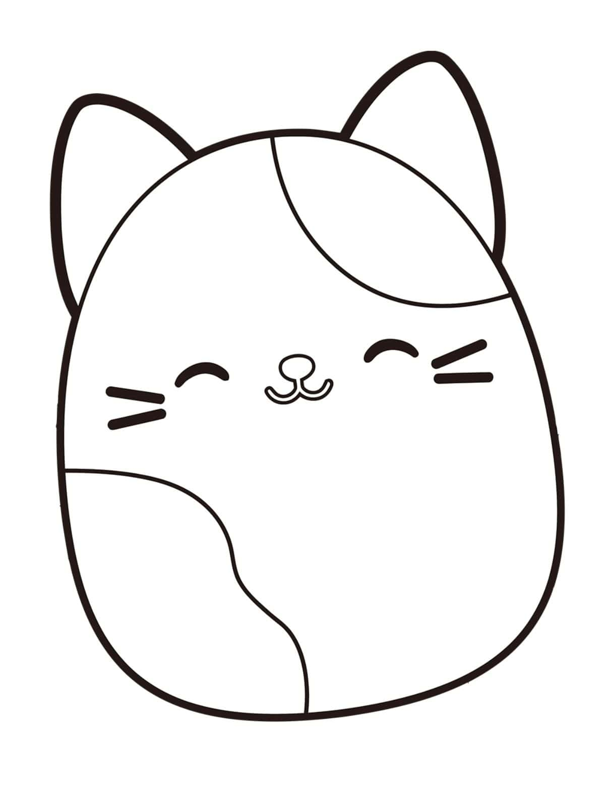 Mallow The Cat Coloring Pages