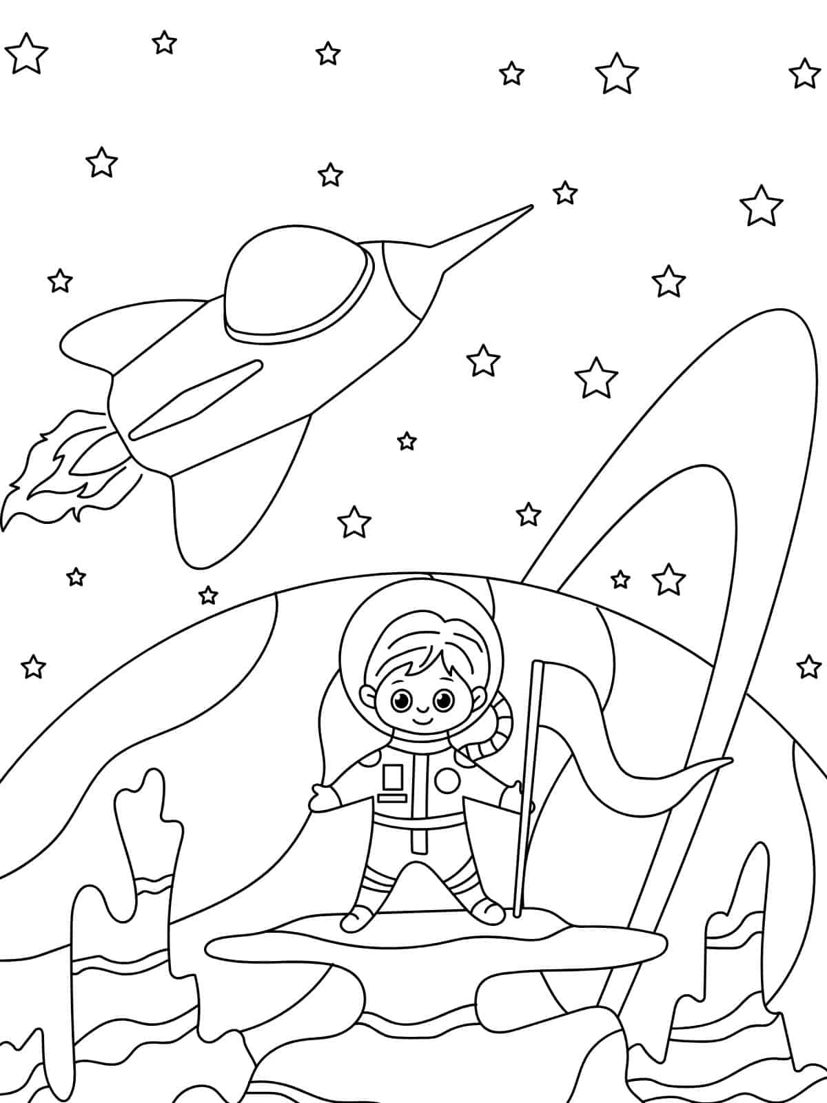 Mars Colony Coloring Pages