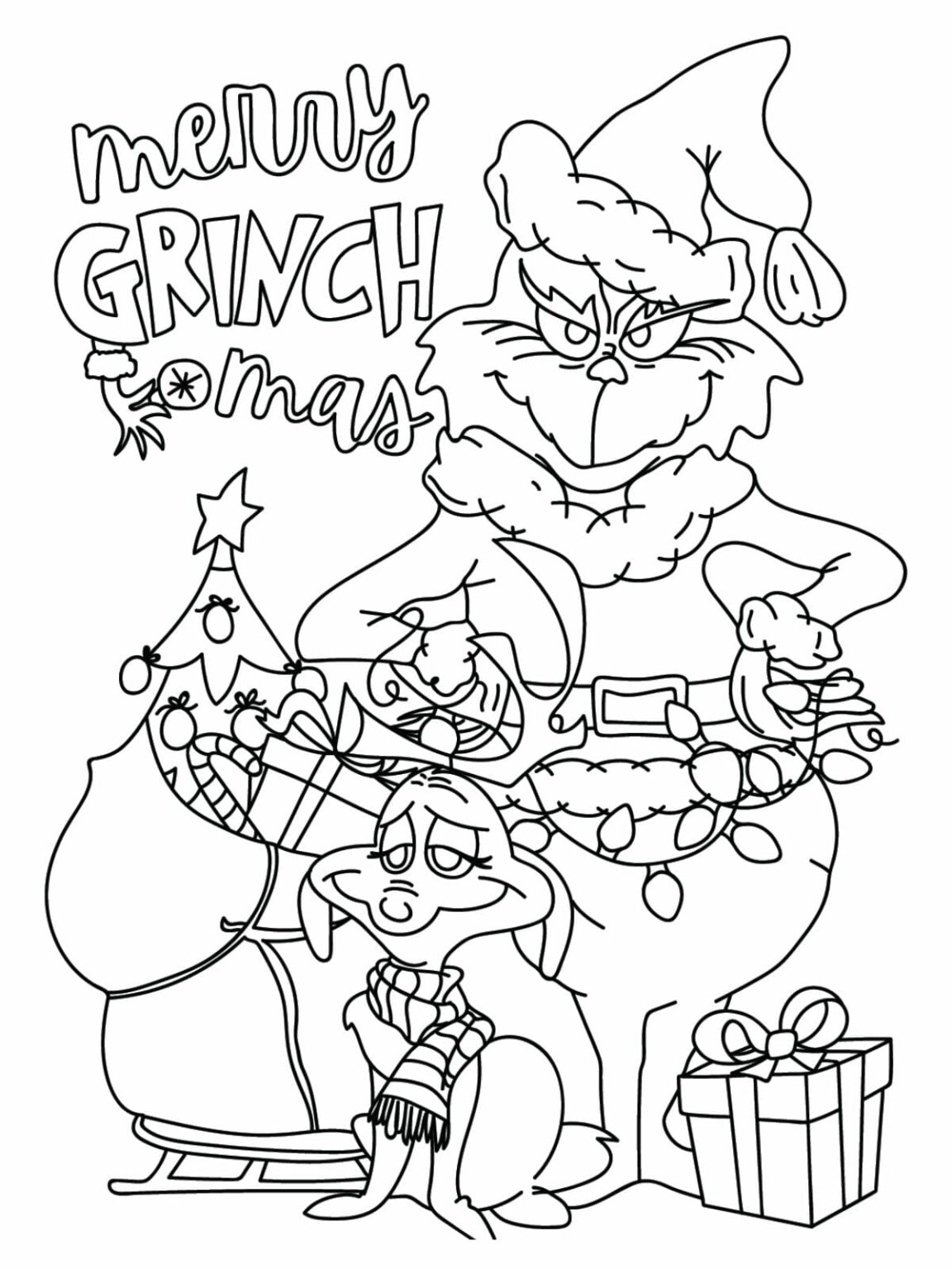 Celebrate Christmas With 32 Fun Grinch Coloring Pages celebrate-christmas-with-32-fun-grinch-coloring-pages