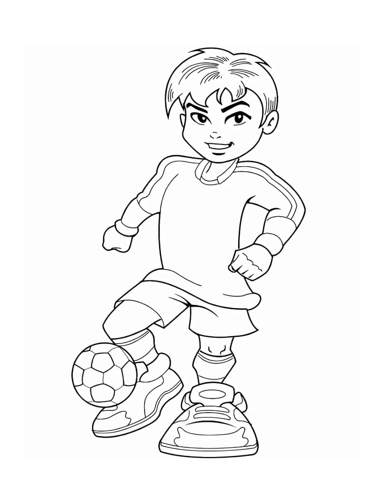 Midfielder Coloring Pages