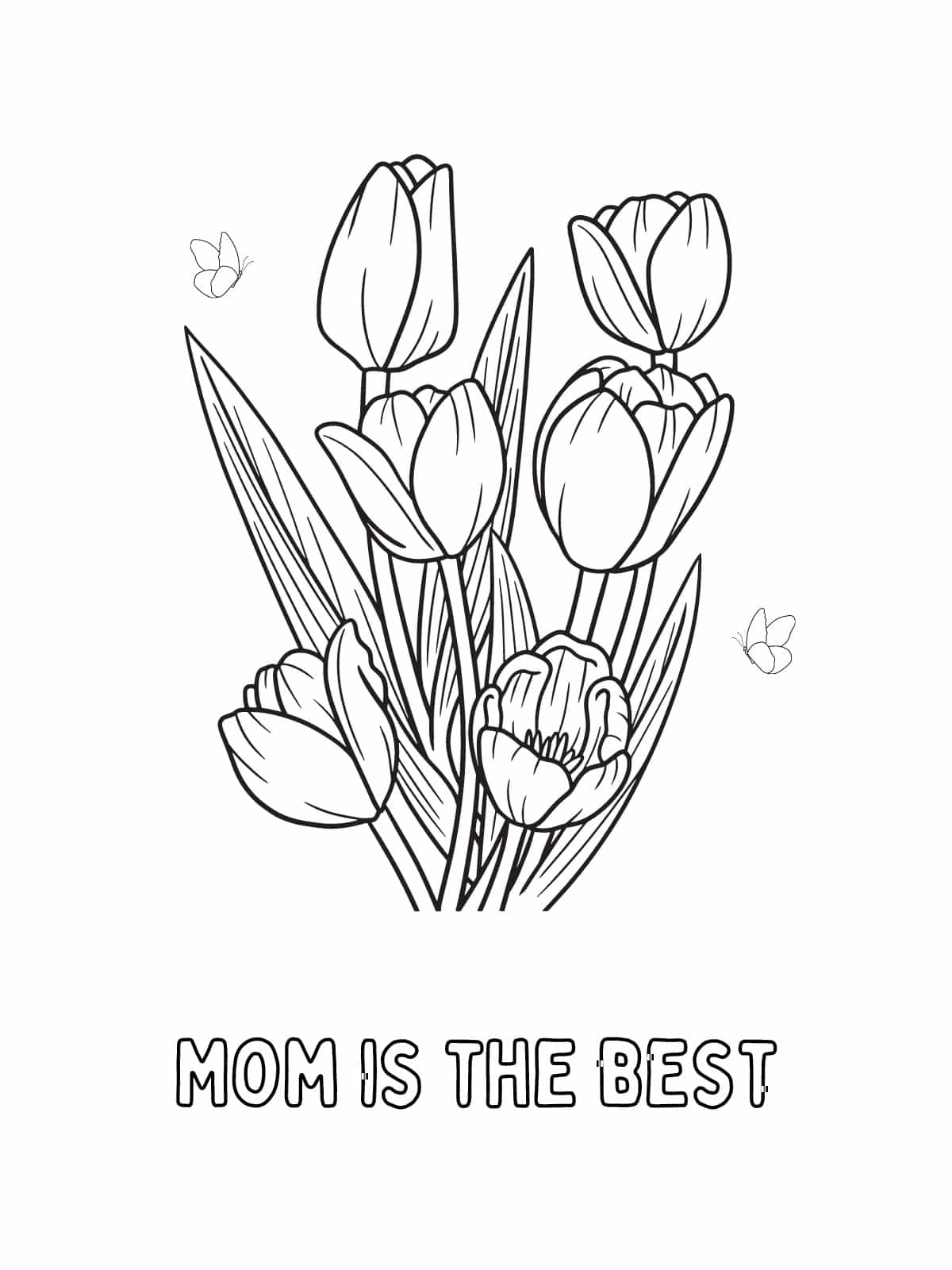 Mother Day Blessings Coloring Pages