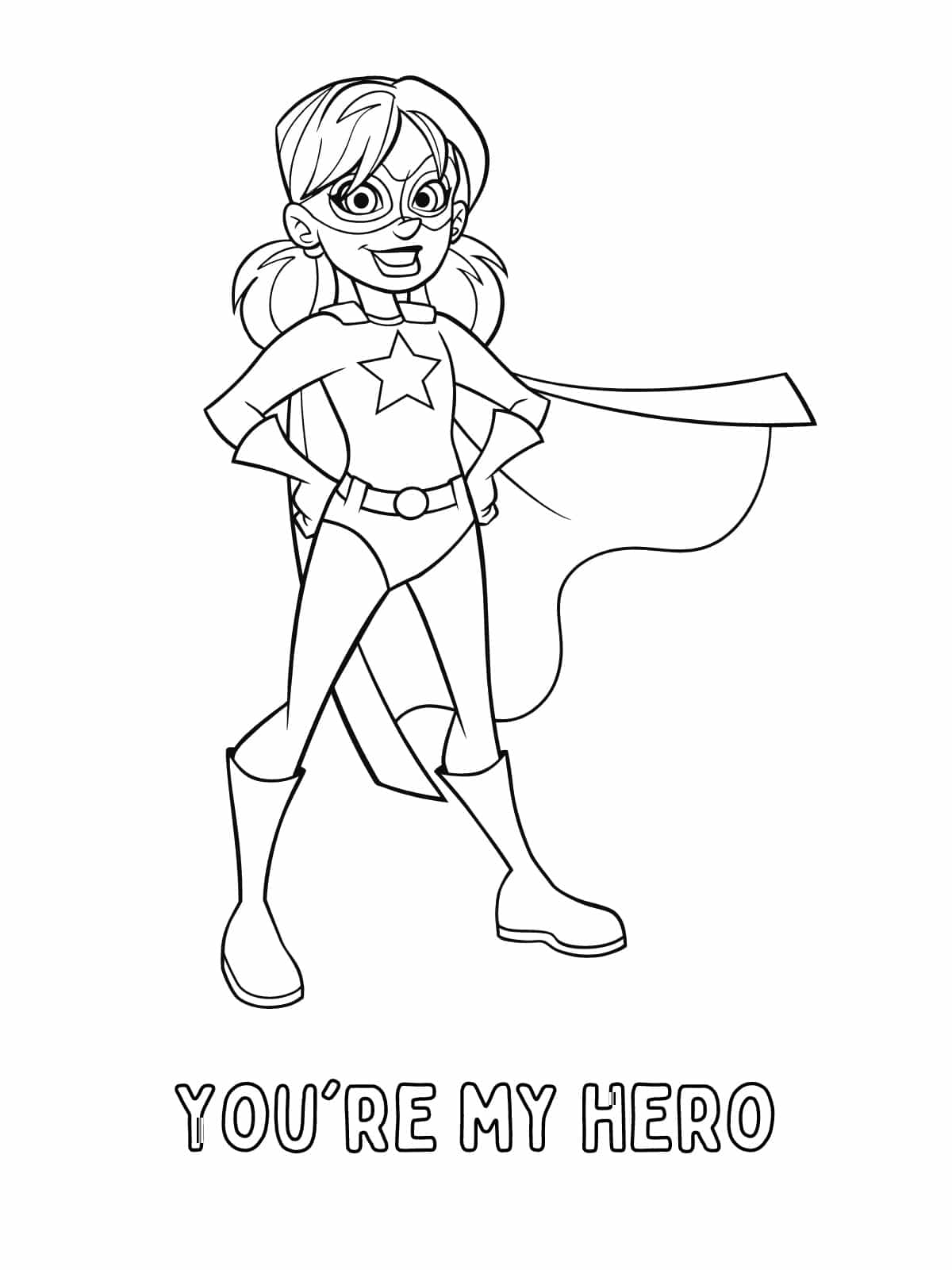 Mother Hero Coloring Pages