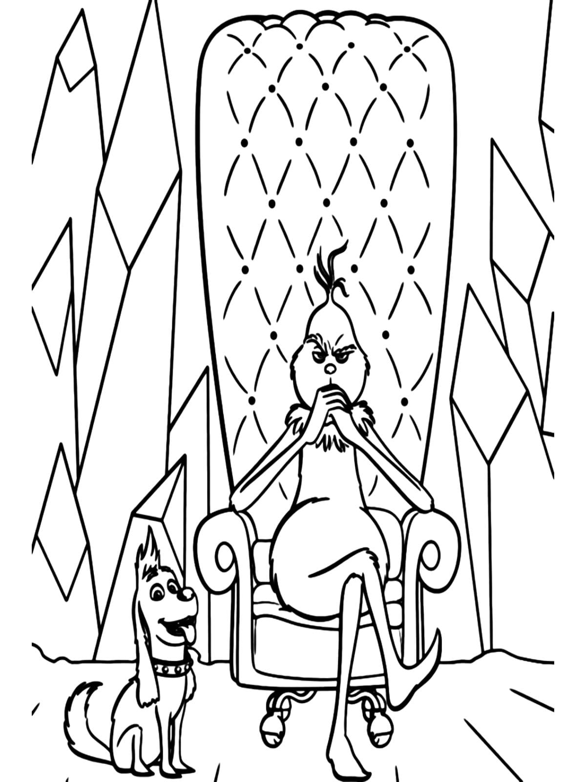 Mr Grinch Coloring Pages