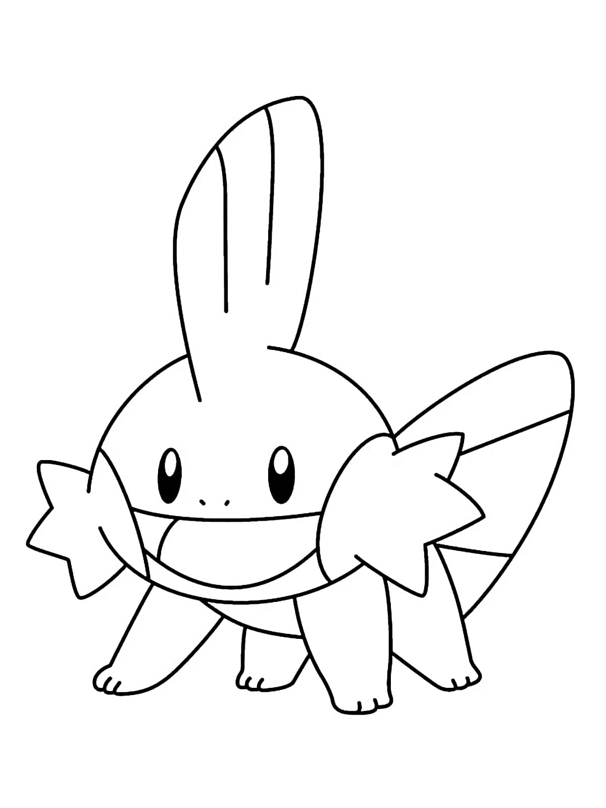 Mudkip Pokemon Coloring Page