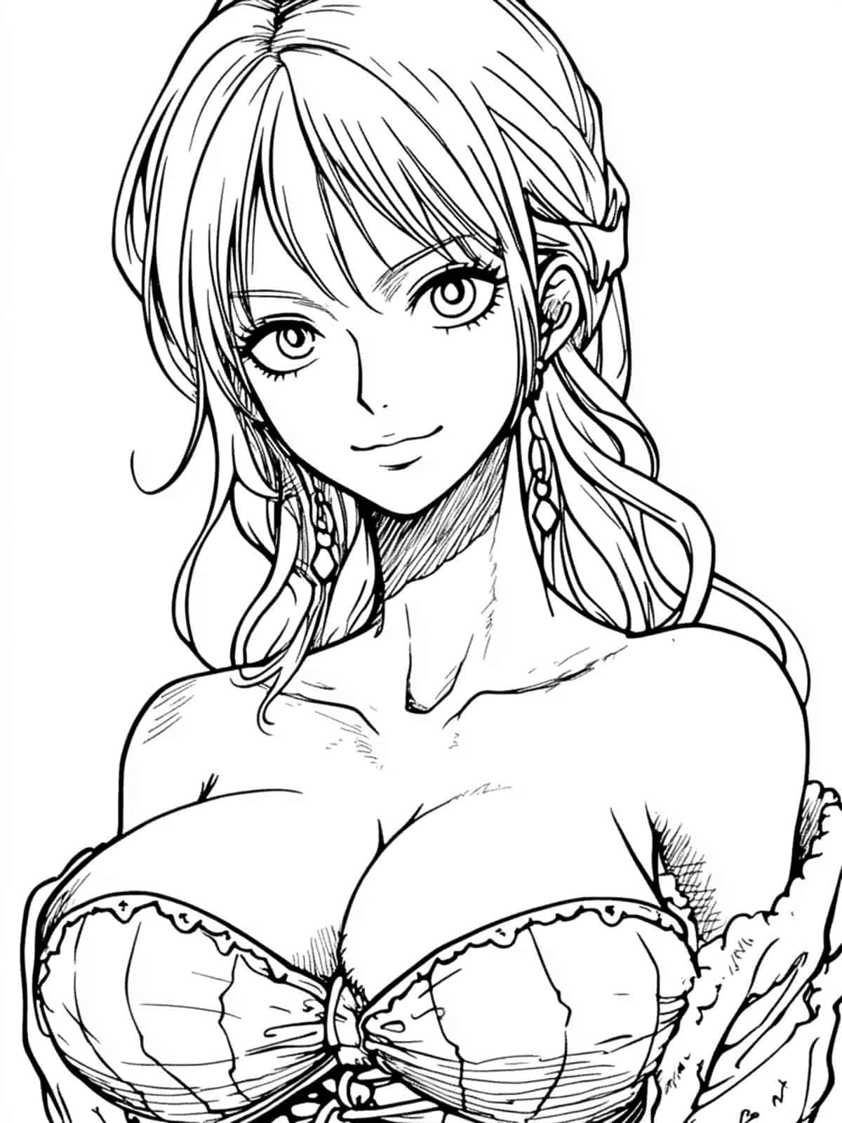 Nami In One Piece Coloring Pages