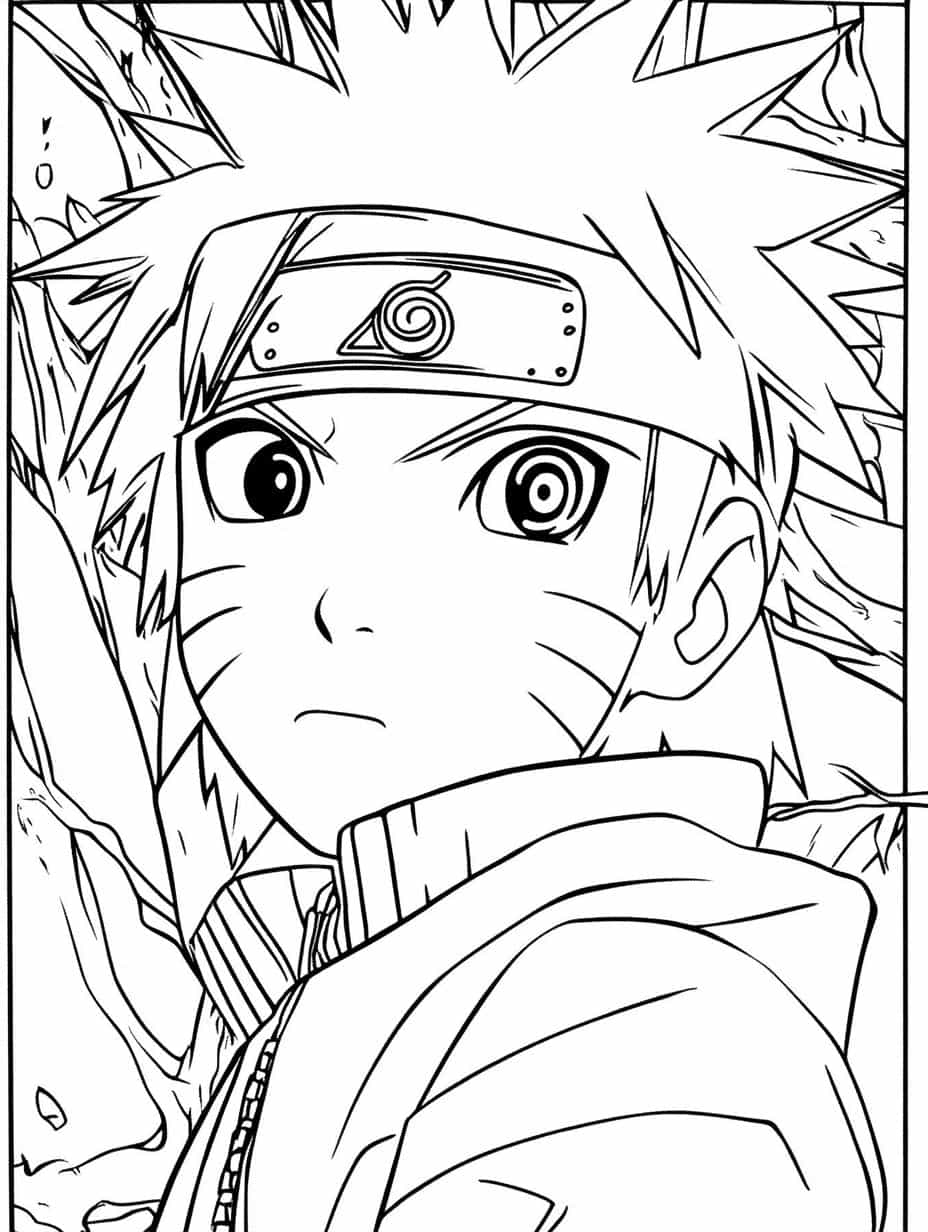 Naruto And Sasuke Coloring Pages