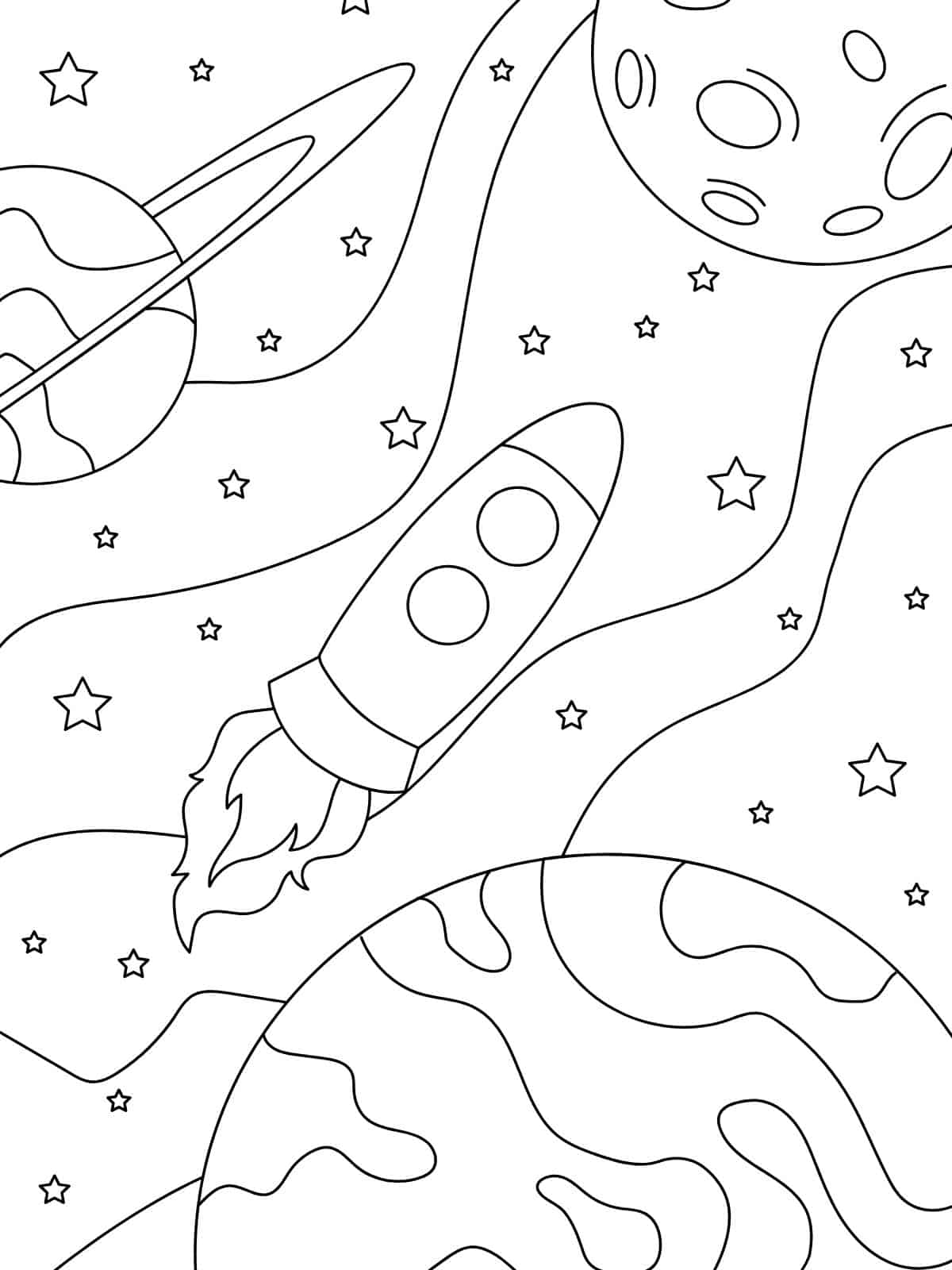 Nebula Coloring Pages