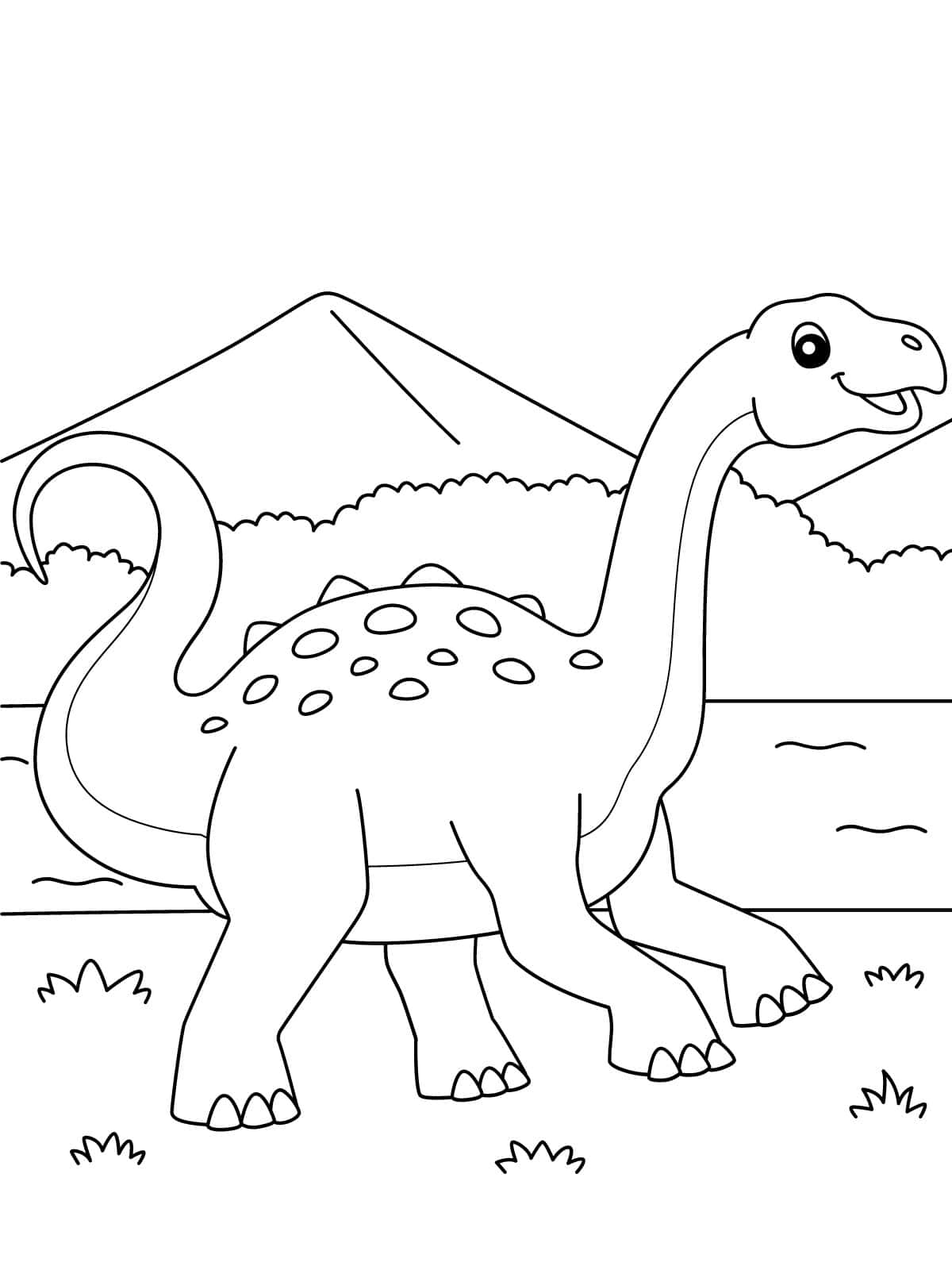 Neuquensaurus Dinosaur Coloring Sheets For Kids