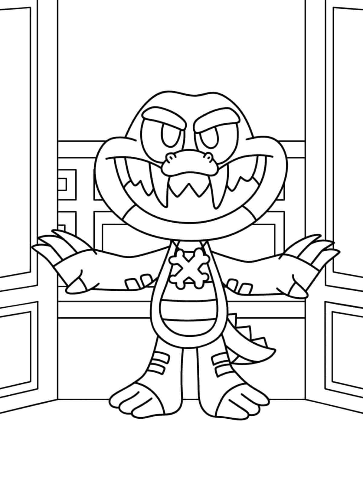 Nightmare Critters Coloring Pages For Kids