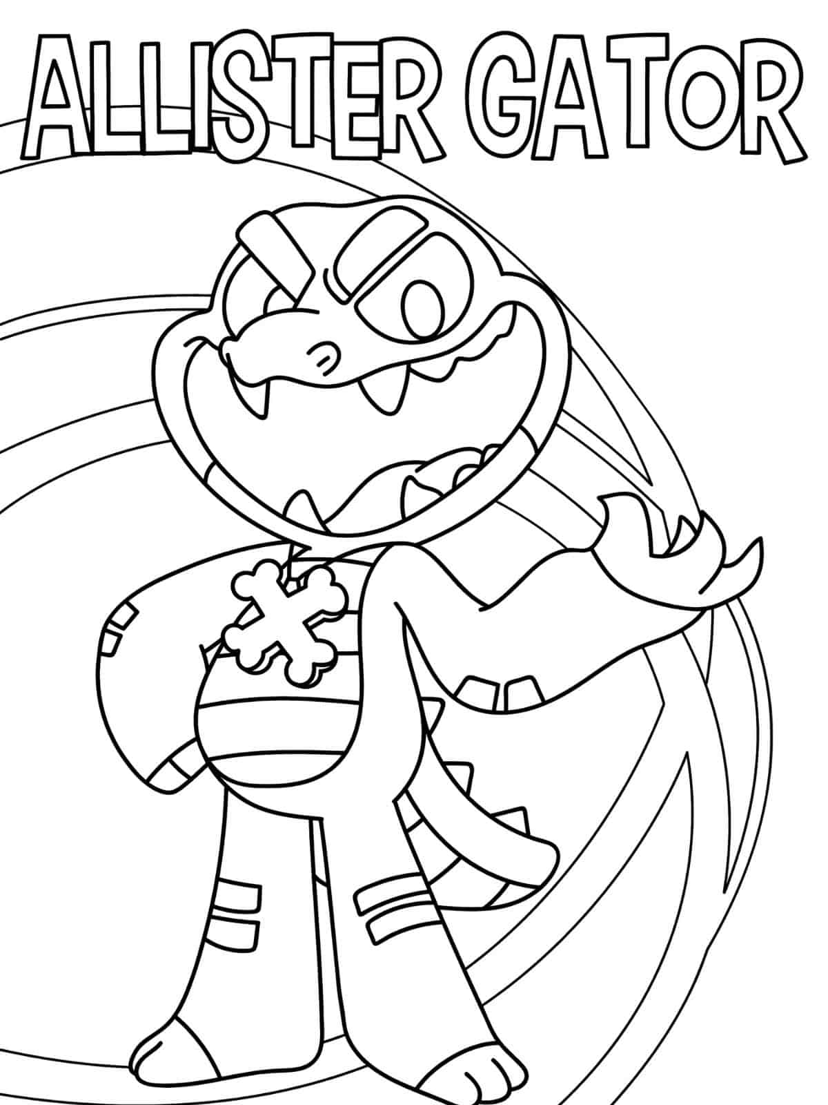 Nightmare Critters Scary Coloring Pages