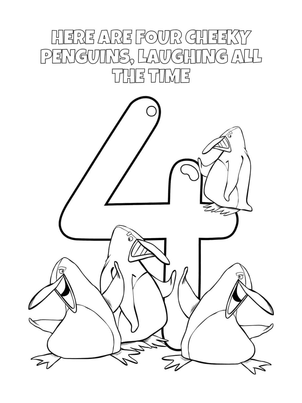From 1 to 10 fun number coloring pages for kids 