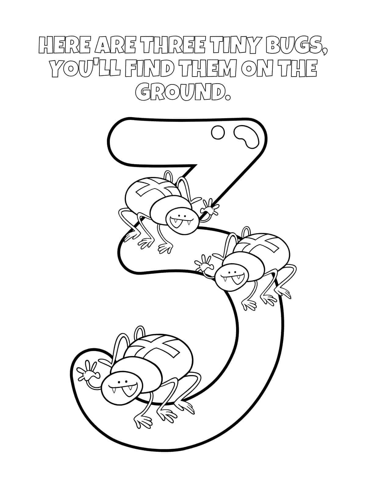 Numbers Coloring Pages With Word Search