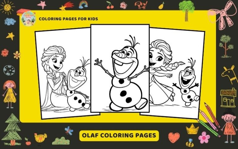 Olaf Coloring Pages Featured Image