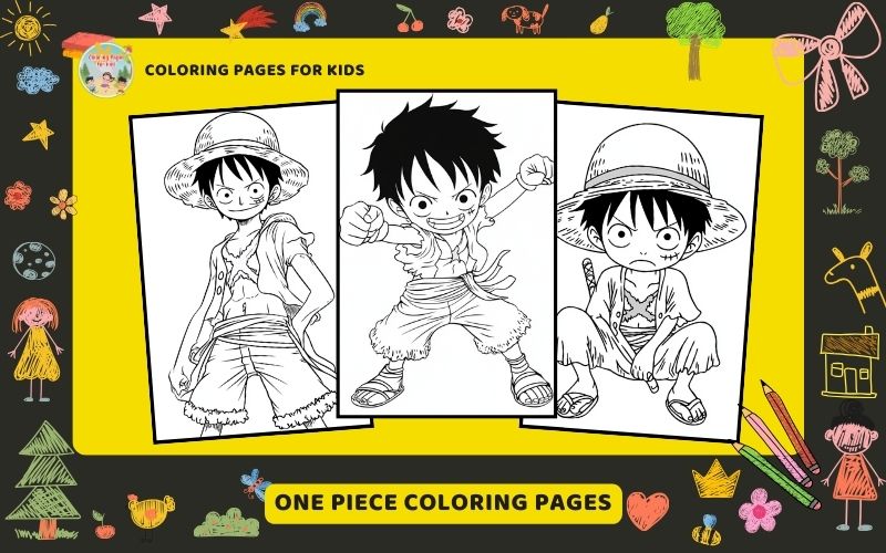 One Piece Coloring Pages Featured Image