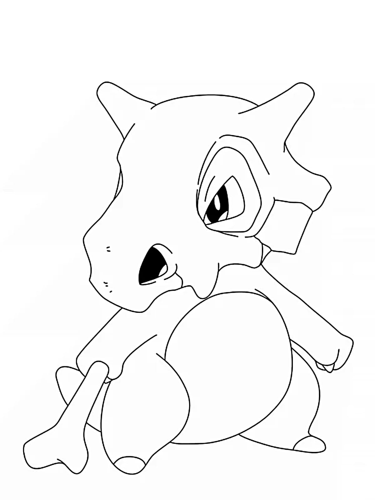 Osselait Pokemon Coloring Pages