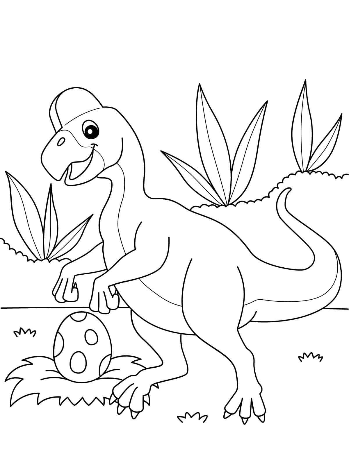 Oviraptor Dinosaur Coloring Sheets For Kids