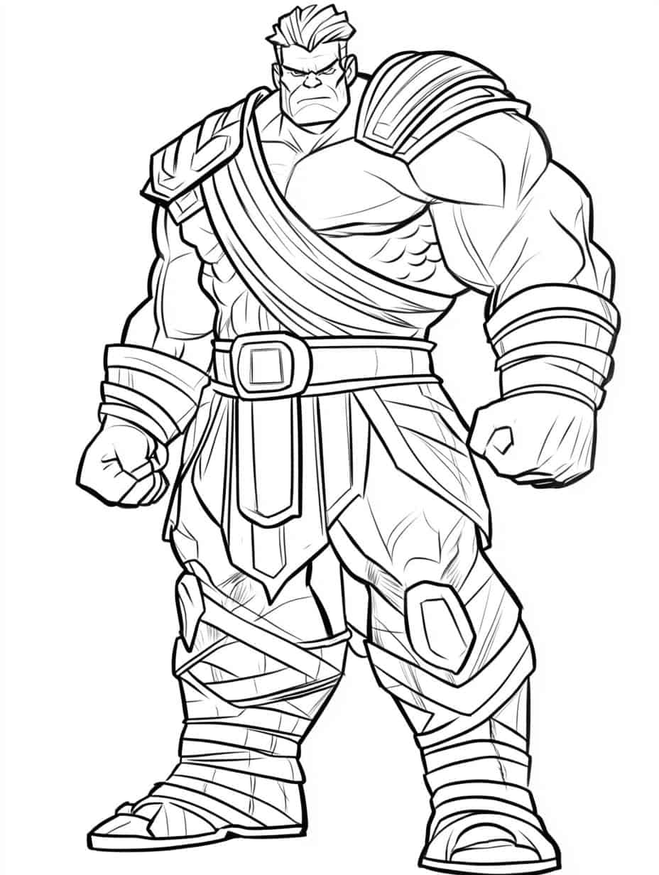 Planet Hulk Coloring Pages