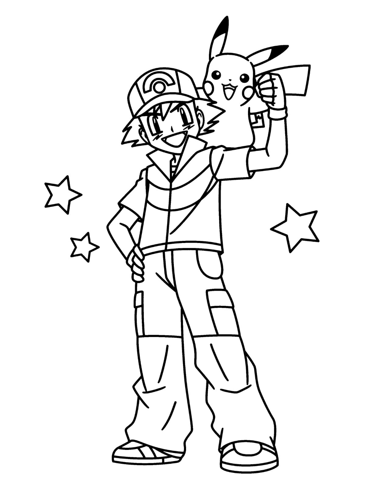 Pokemon With Team Rocket Coloring Pages