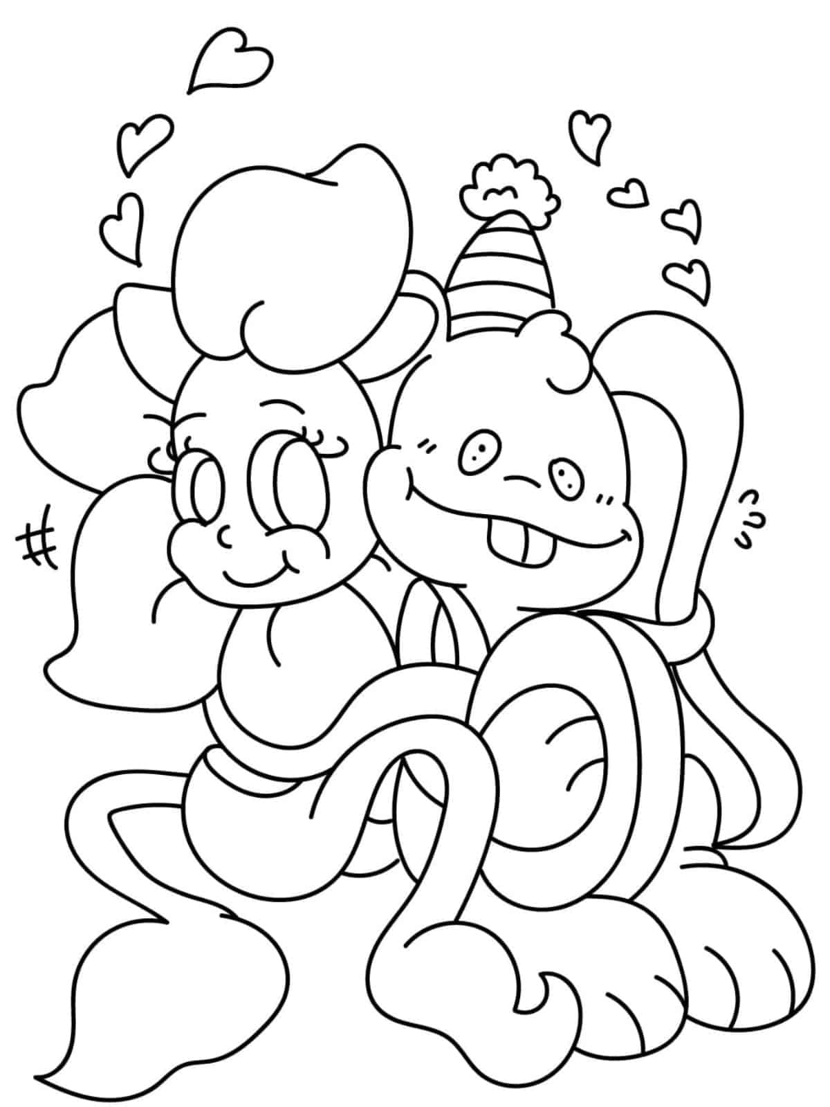 Poppy Playtime Coloring Page To Print