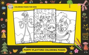 Poppy Playtime Coloring Pages: Color the Cuddles 🧸🎨 ...
