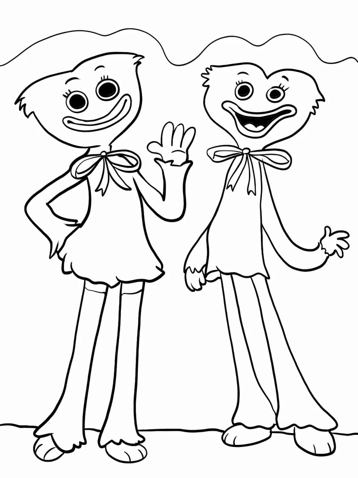 Poppy Playtime Monster Coloring Pages