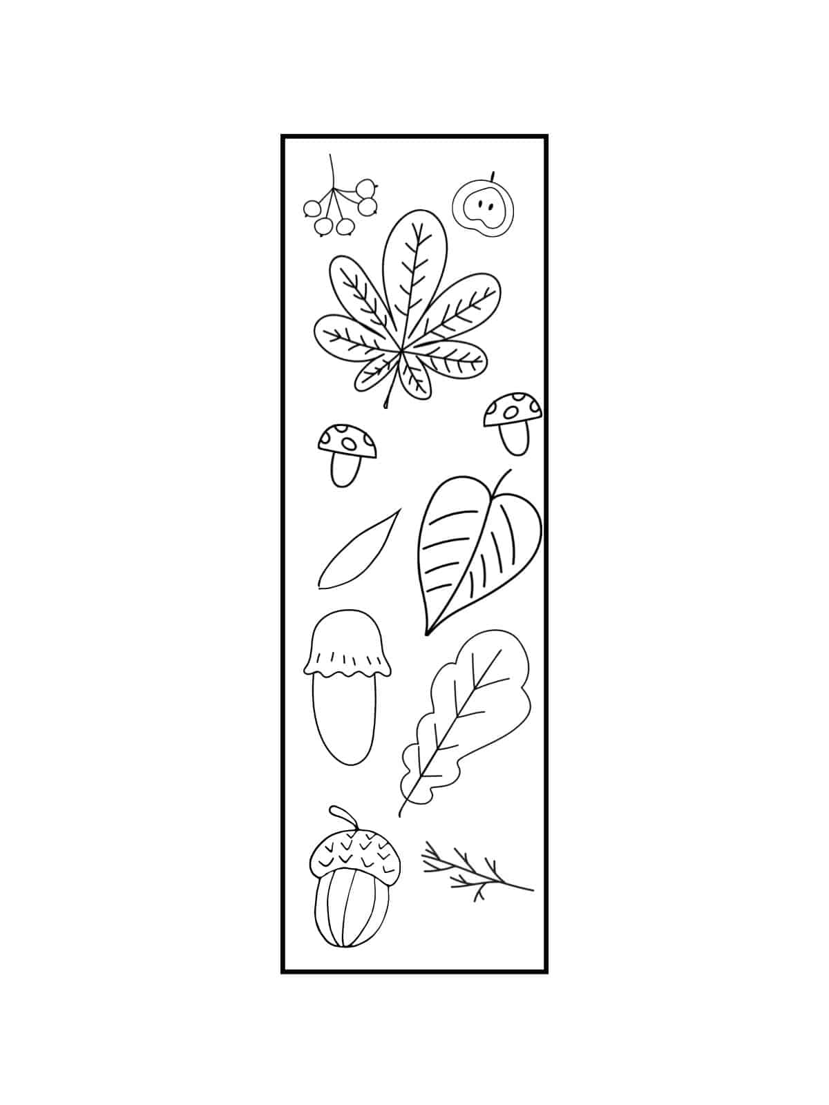 Printable Bookmark Coloring Pages