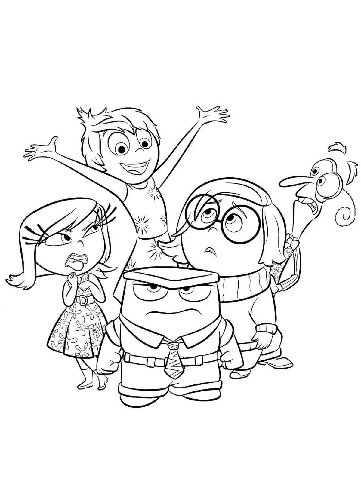 Printable Inside Out Coloring Sheets