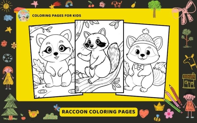 Raccoon Coloring Pages Featured Image