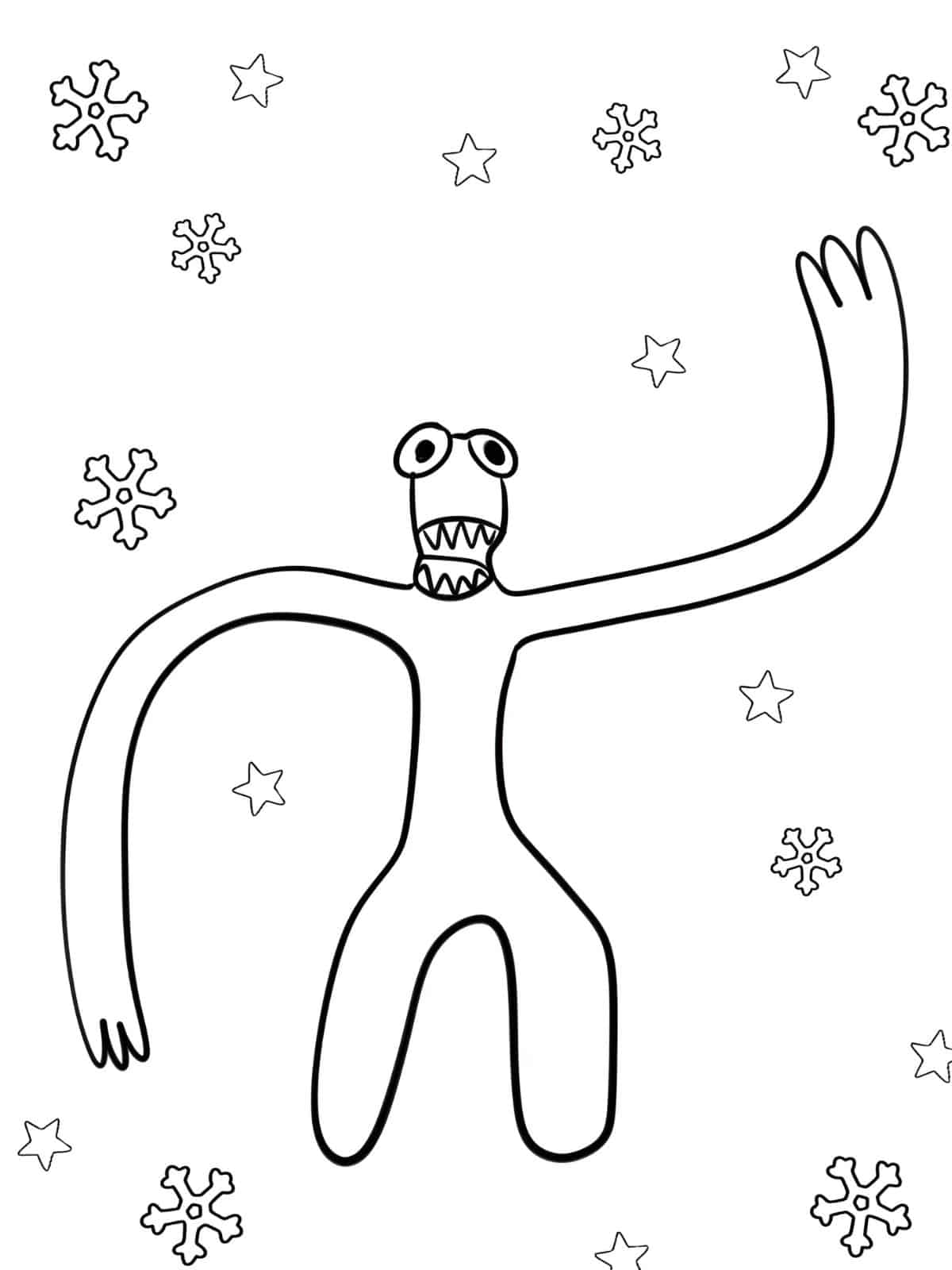 Rainbow Friends Chapter Coloring Pages