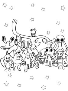 Printable Rainbow Friends Coloring Pages for Kids 🎮🌈 ...