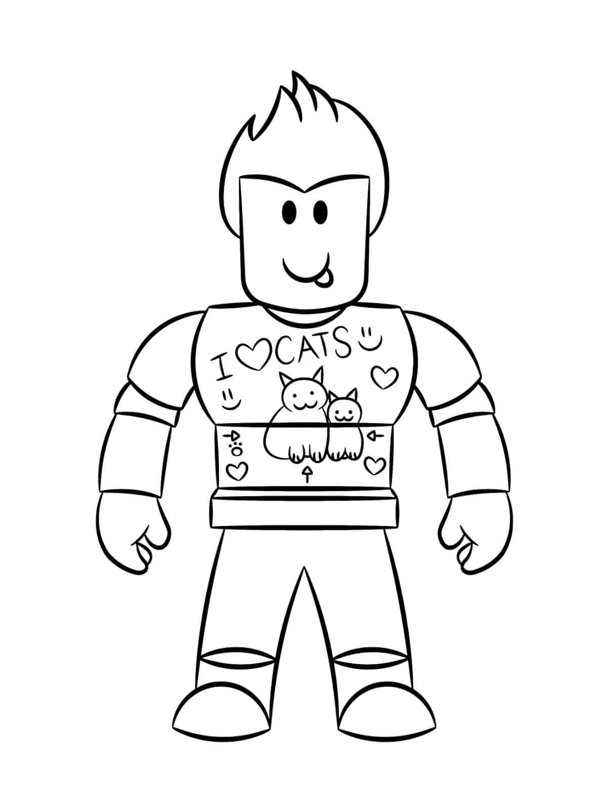 Roblox Denis Daily Coloring Pages