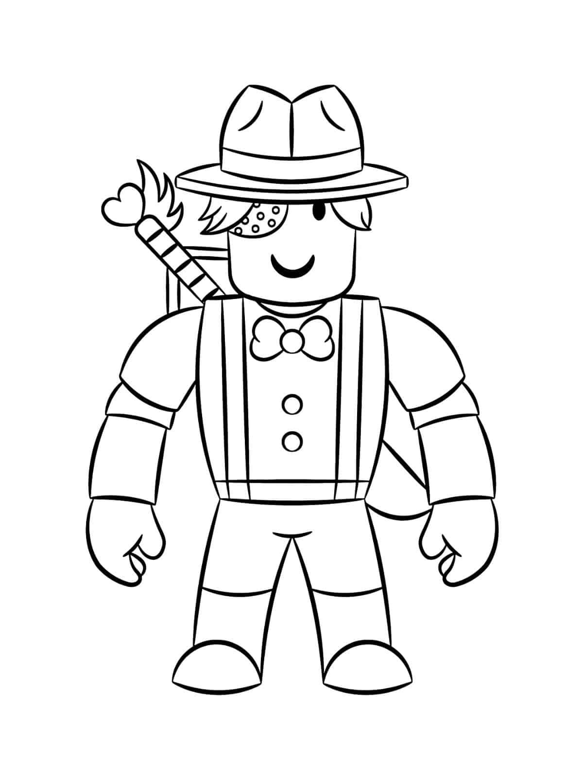 Roblox Minitoon Coloring Pages