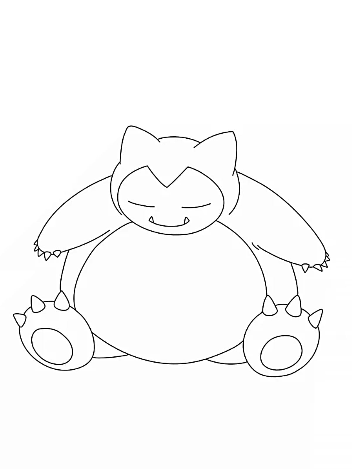 Ronflex Pokemon Coloring Pages