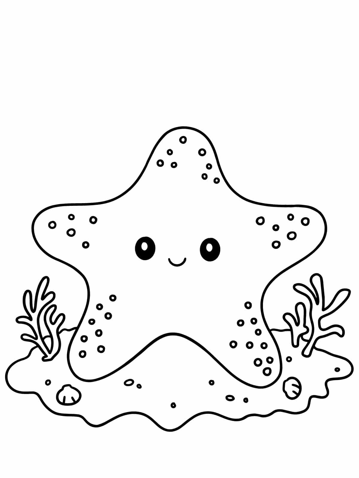 Sea Star Coloring Sheets