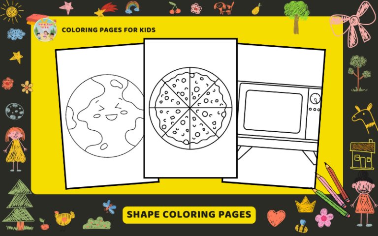 Shape Coloring Pages Featured Image