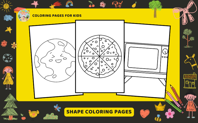 Shape Coloring Pages Featured Image