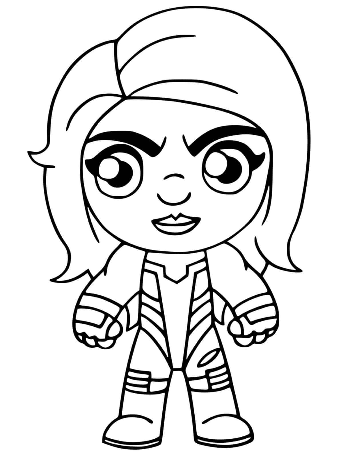 She Hulk Fortnite Coloring Pages