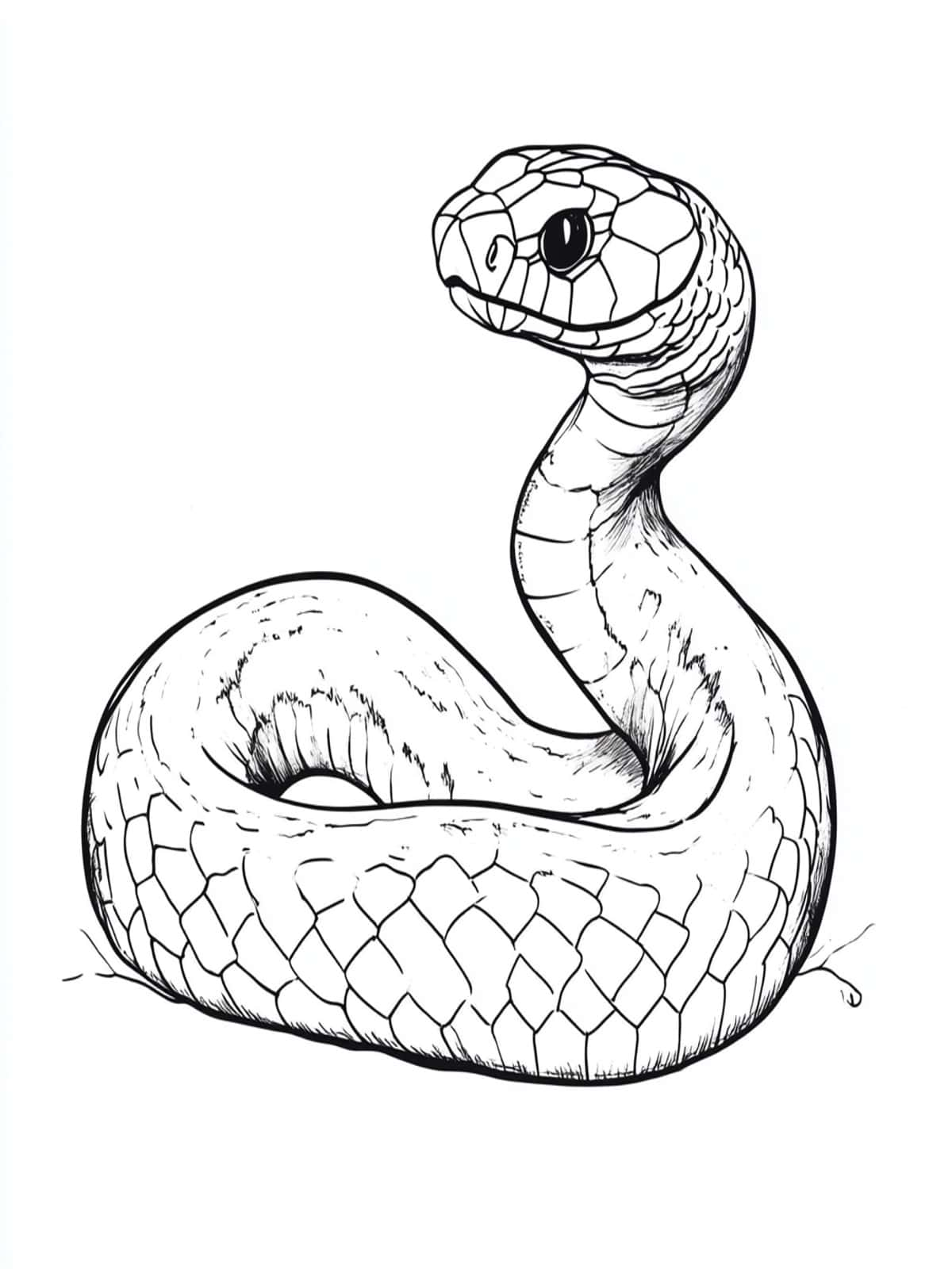 Snake Hunting Coloring Pages