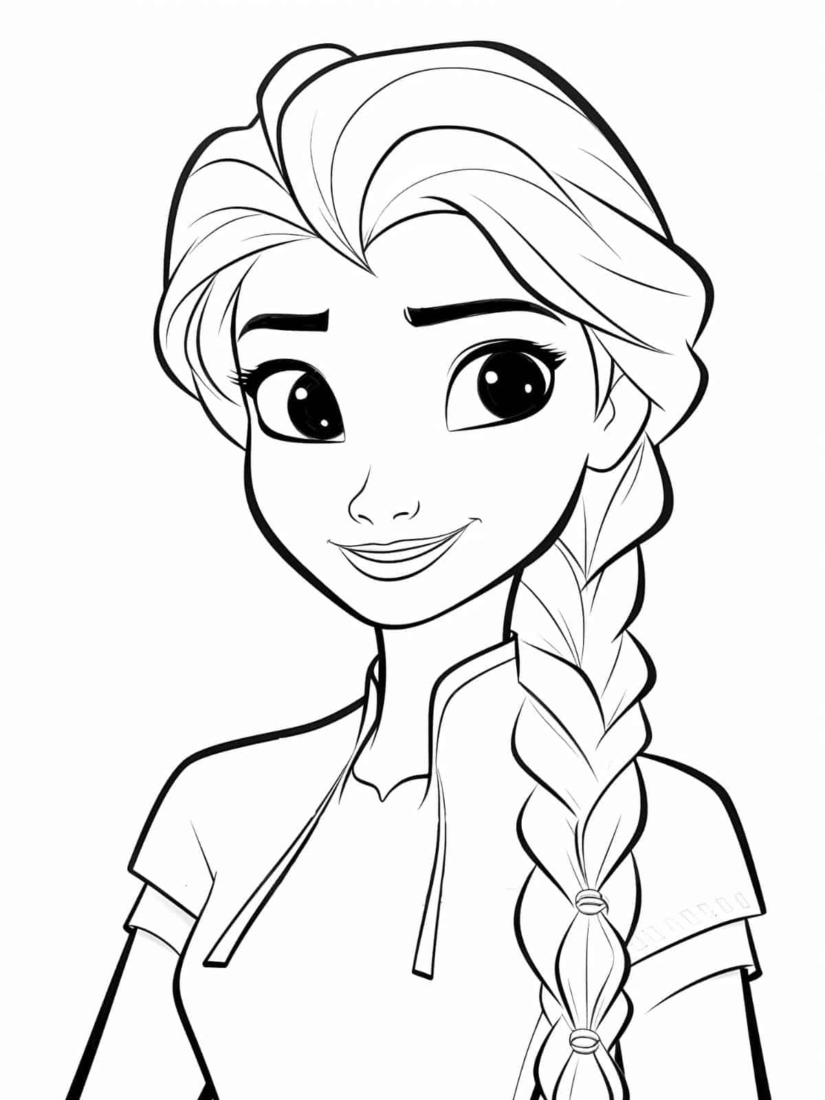 Snow Queen Elsa Coloring Sheets For Kids