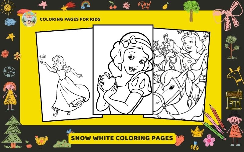 Snow White Coloring Pages Featured Image