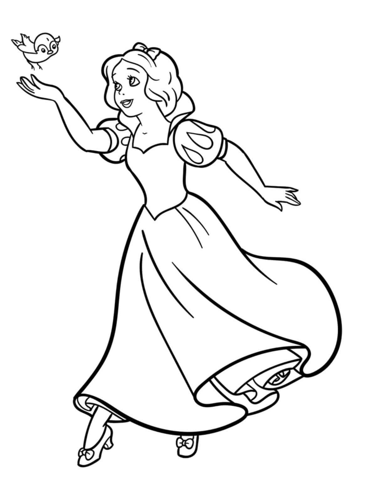 Snow White Coloring Pages